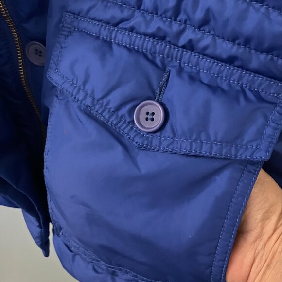 Liz Claiborne Women Blue Puff Vest Small Zippered Buttons - Picture 4 of 13